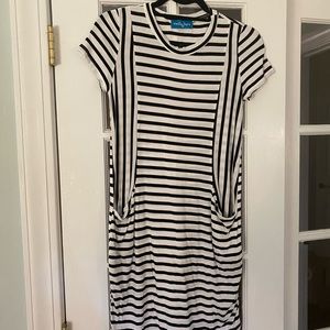 Black & White Striped Dress